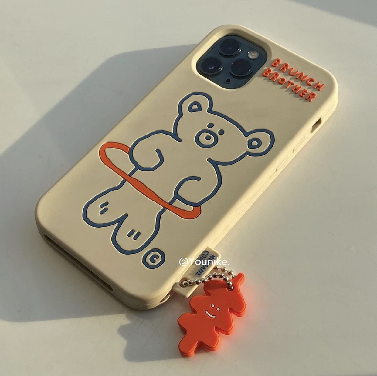 ins同款呼啦圈小熊iphone11 promax手机壳苹果7p/8plus硅胶xr防摔真