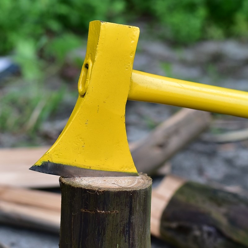 jing ping家用斧子木工斧劈柴斧树柴斧户外野营斧弹簧钢手工锻打