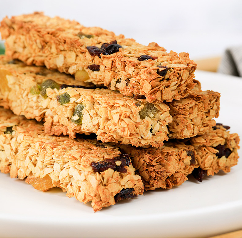 买一发二固本堂水果燕麦脆棒250g代餐棒零食解馋饱腹谷物能量棒