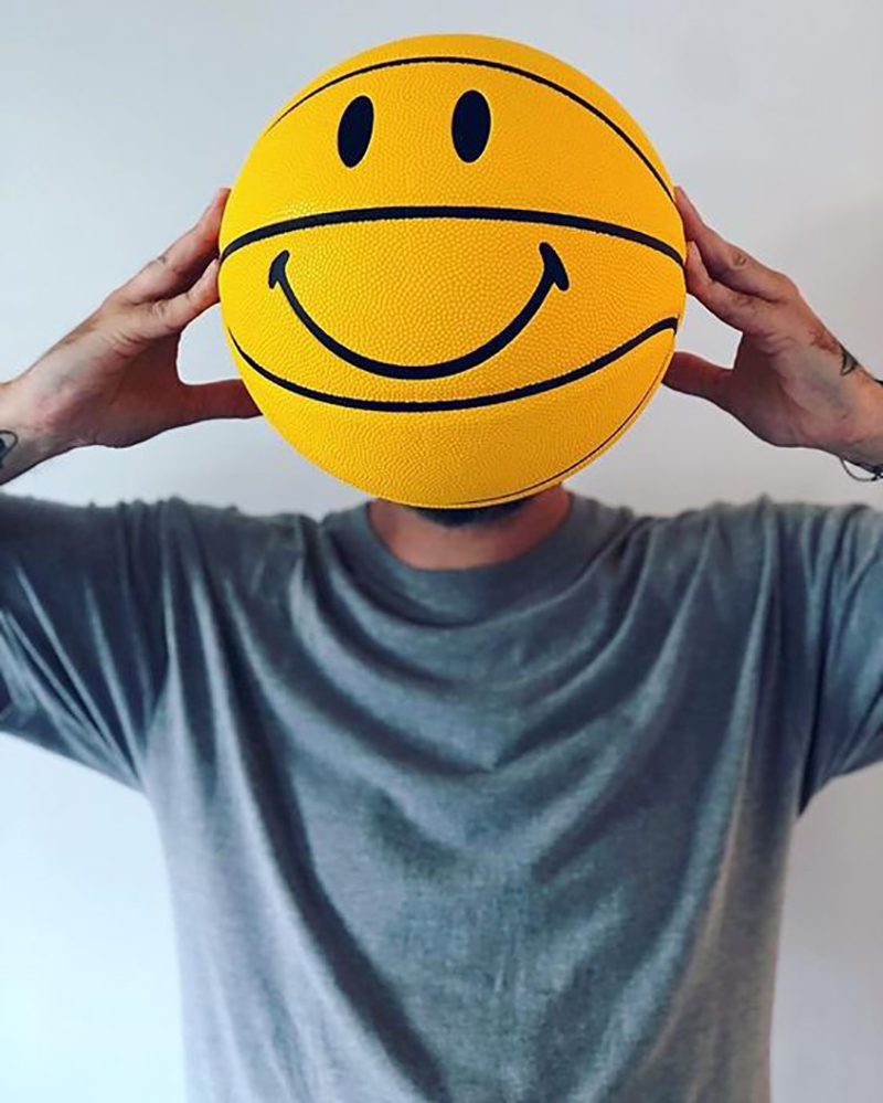思(yinlesi)室外水泥地耐磨7号不开心5号6号微笑篮球吸湿软皮笑脸篮球