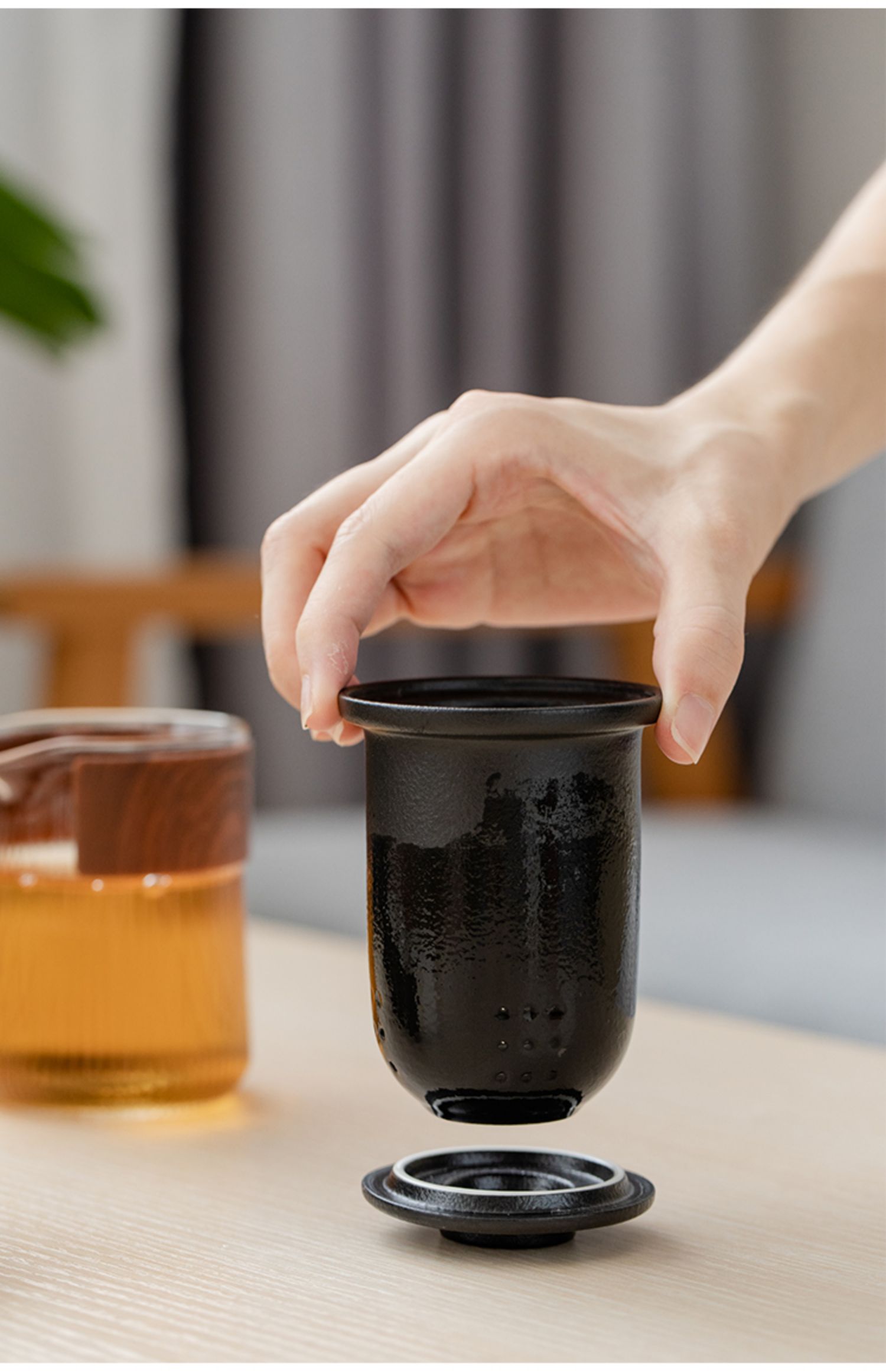 优选好货玻璃快客杯陶瓷简约便携式小套旅行功夫茶具一壶三杯套装咨询