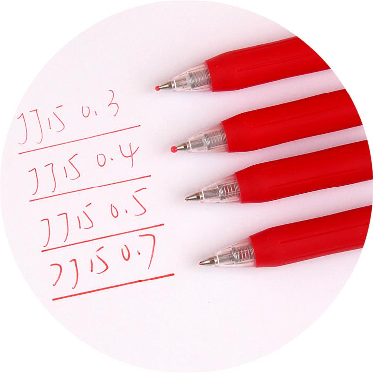 日本斑马笔红笔集合jj15复古色按动式中性水笔学生考试书写用