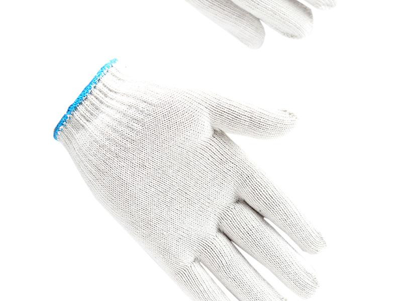 君御exsafety71005线手套舒适耐磨透气棉线劳保手套蓝把20副