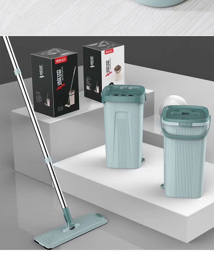 圣佳 平板免手洗拖把家用拖地神器一拖净懒人木地板拖布挤水 8031