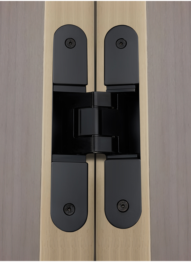 隐形门暗门合页隐藏式暗藏铰链三维可调节十字木门内外开折叠荷叶敬平