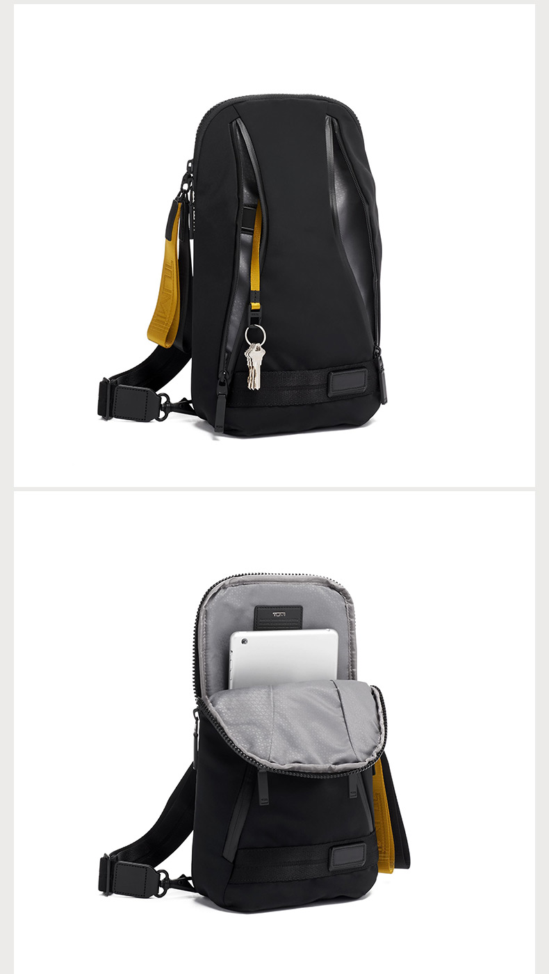 tumi途明 tahoe系列潮流纹理便携男士单肩胸包0798683d-黑色【价格