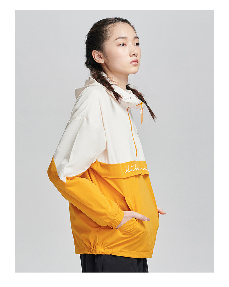 361运动风衣女连帽运动服2021年秋季款潮款休闲外套女