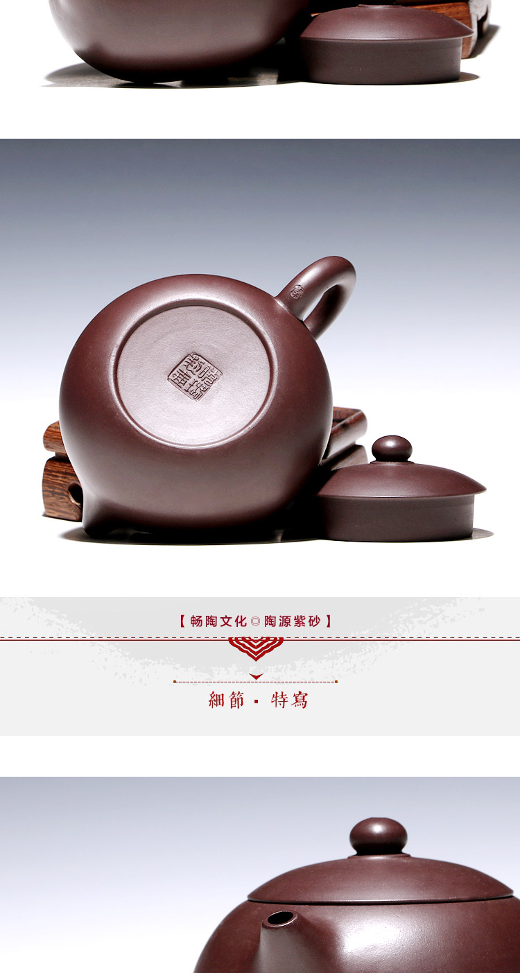 源藏砂】宜兴紫砂茶壶具名家李晓璐纯全手工原矿 老紫泥西施团购