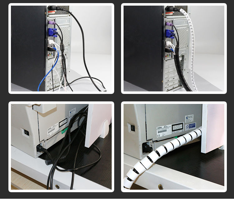 《包线管电脑理线器网线束集固线管绕线整理线路电线收纳防咬保护套