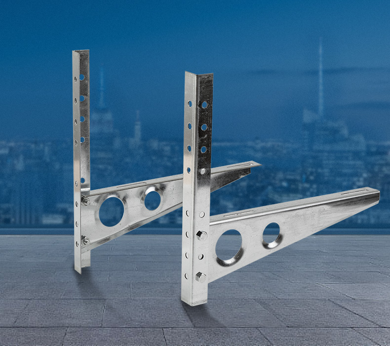 帮客材配宇宝珑115匹460长23kg加厚加长镀锌空调支架215元付10付箱20