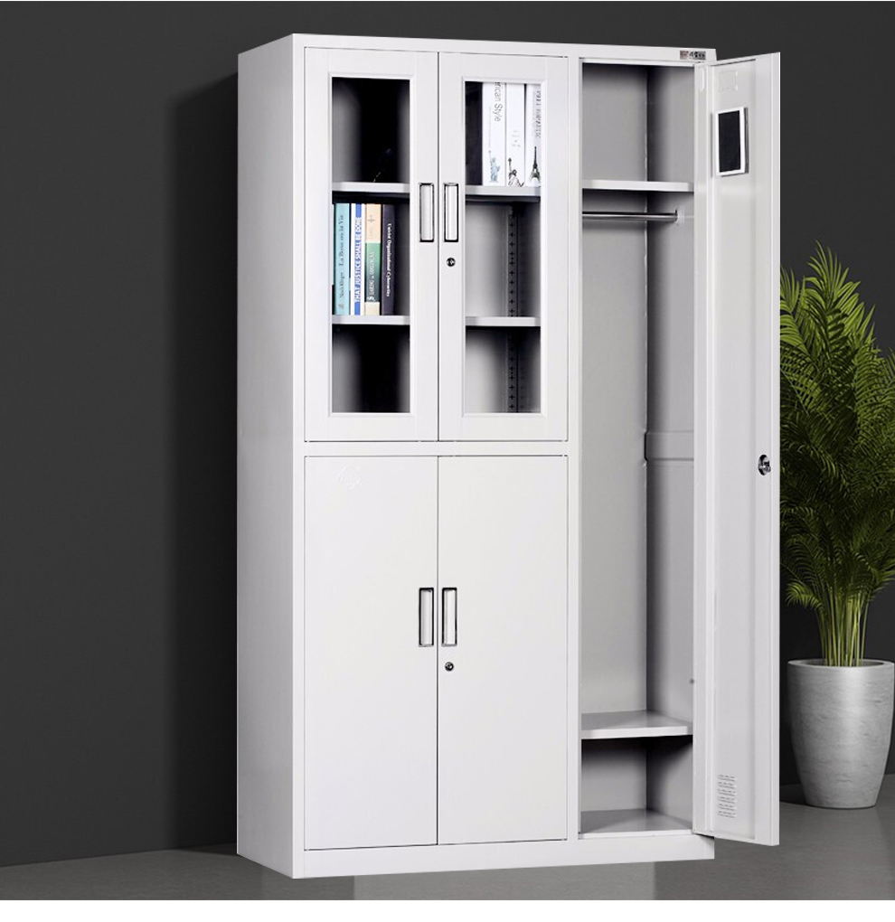 振奥钢制文件柜办公资料柜铁皮档案柜带锁储物柜财务凭证柜器械柜玻璃