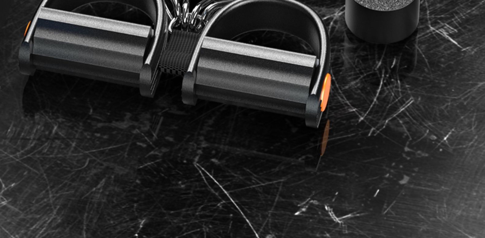 多功能脚蹬拉力器闪电客男运动器材家用训练减肥背肩拉绳