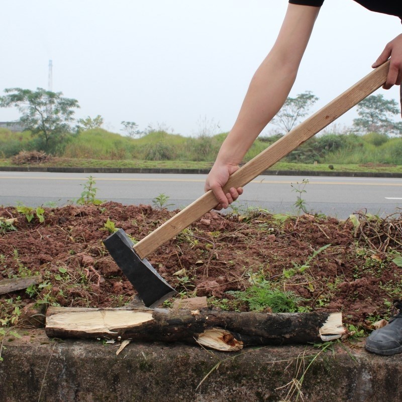 jing ping斧头劈柴锻打柴斧子家用开山斧伐木木工纯钢全钢户外锤子
