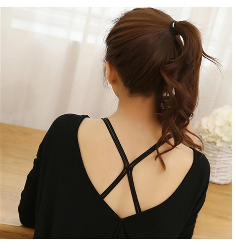 清弗肩带 性感细带交叉防滑肩带中国结美背内衣带肩带一字领文胸带子