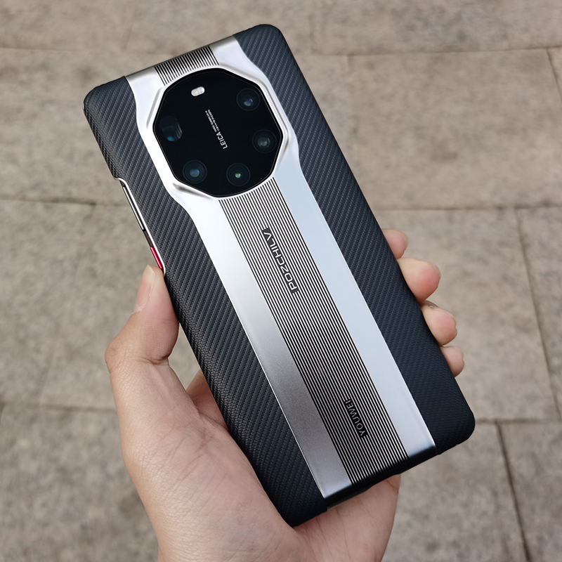 闪爆华为保时捷mate40rs手机壳凯夫拉碳纤维典藏版奢华保护套商务