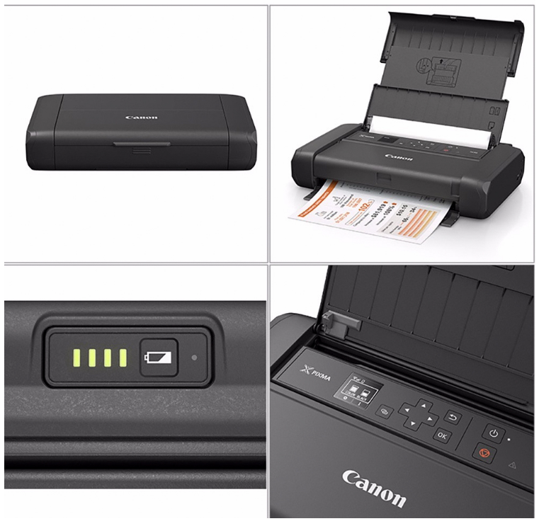 佳能canontr150a4便携式喷墨移动办公打印机