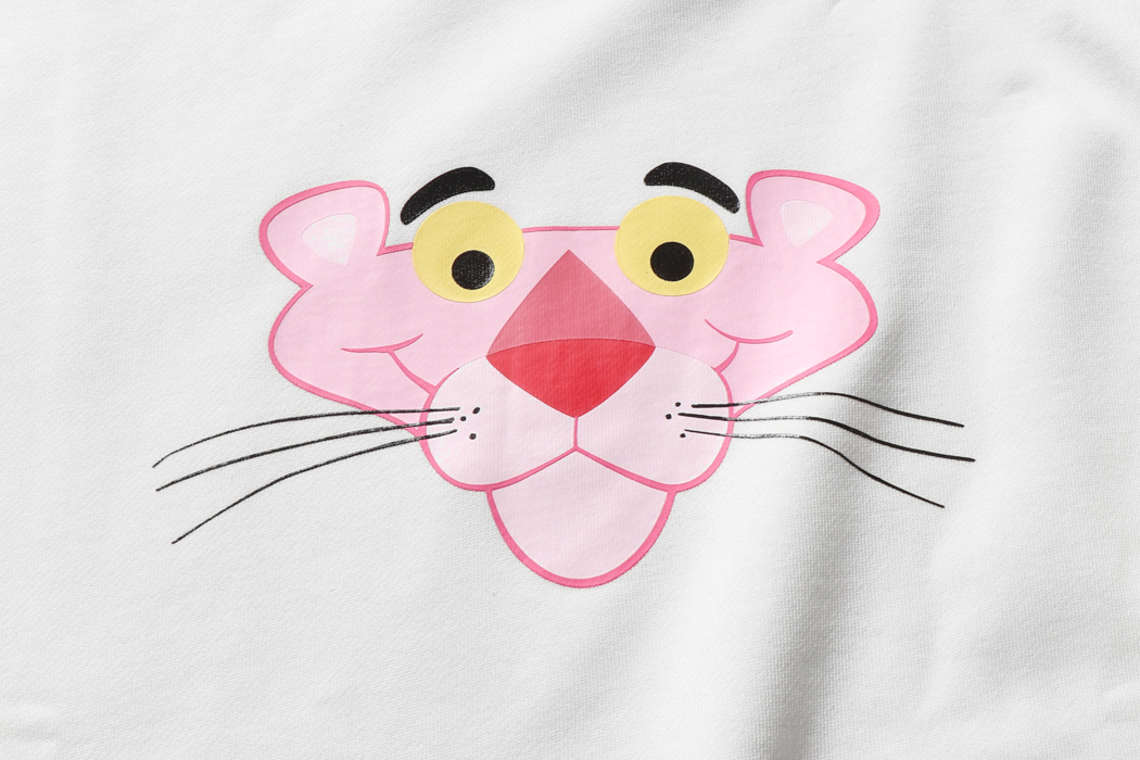 fun x pink panther 粉红豹印花圆领套头卫衣