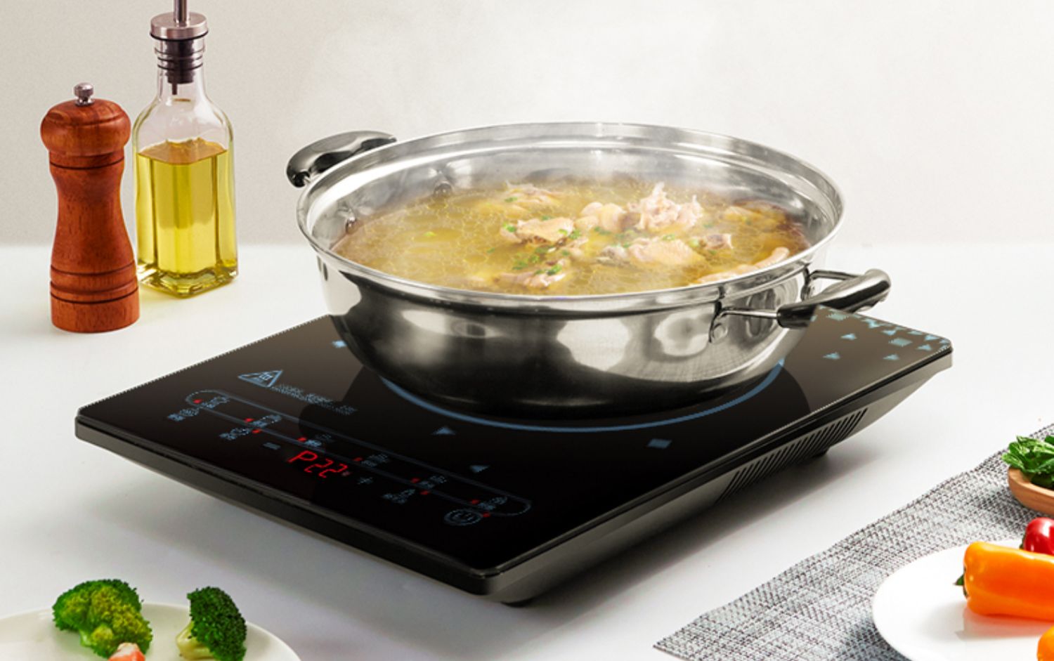 九阳电磁炉火锅炒菜家用学生正品电池炉灶全自动特价 黑色