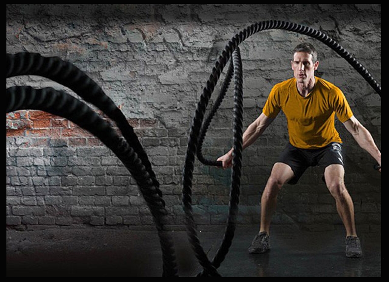 魅扣拉力绳/拉力器 魅扣战绳健身甩大绳健身房运动甩绳男膝盖力量训练