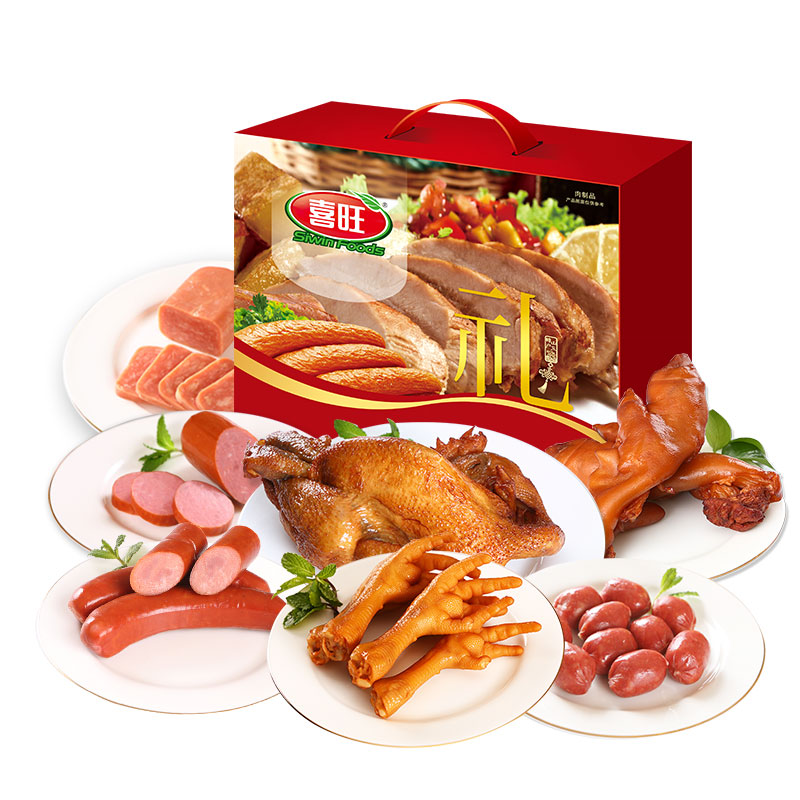 单盒装 喜旺(siwin foods)喜旺熟食肉食 1990g/盒 单盒装【价格 图片