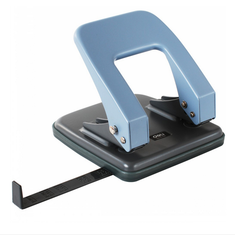 得力0104双孔打孔机打孔器可打35页可打2个孔单只装