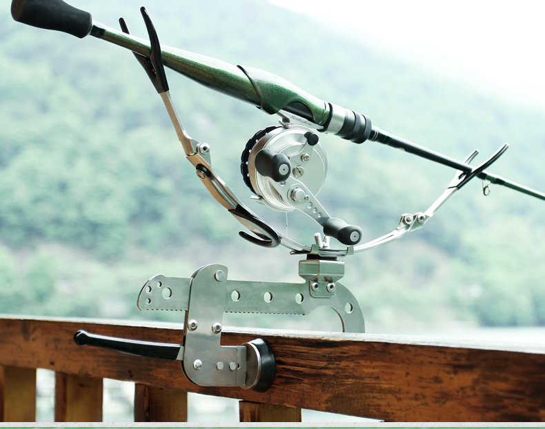 奈冠筏钓支架多功能不锈钢桥钓钓鱼支架可折叠桥筏台钓两用支架