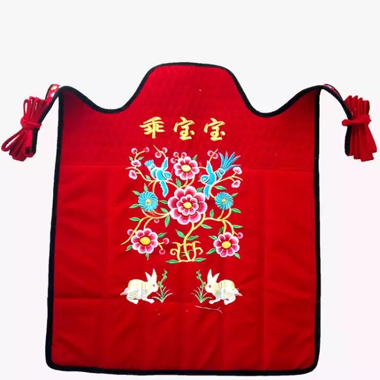 云南四川贵州特色老式绣花背带新生儿育儿背巾一生平安龙凤