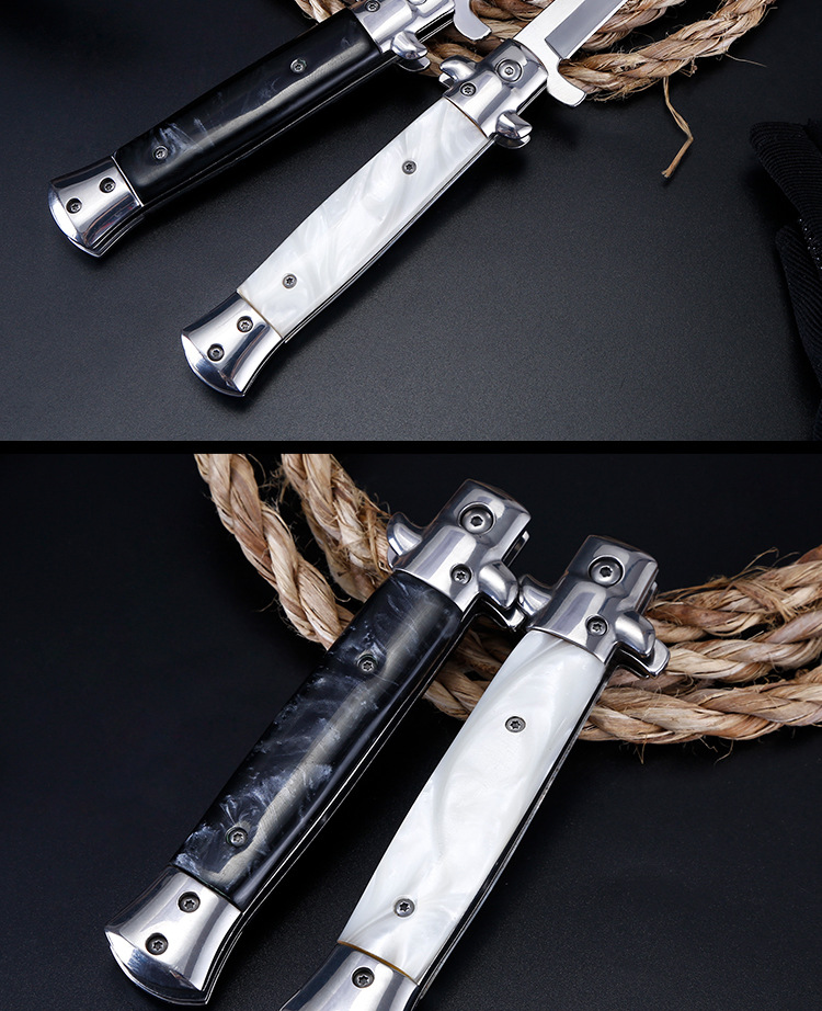 野外求生存军刀合法防身刀具冷兵器随身德国特战退役刀军工刀折叠