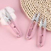 张小泉小剪刀剪线头用纱剪纺织厂专用裁缝剪 U型缝纫十字绣尖头大号剪子