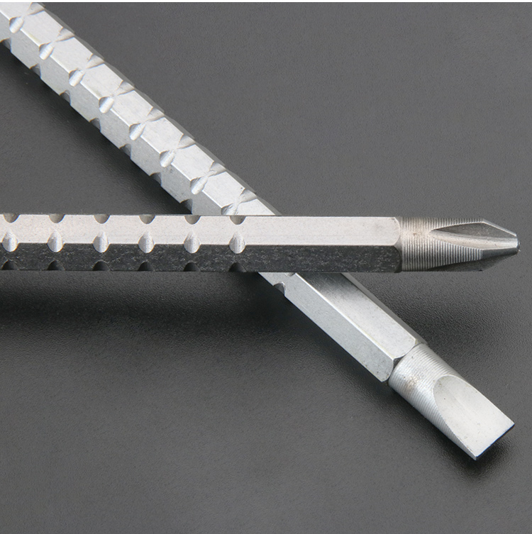 jing ping鹏工两用伸缩螺丝刀多功能带磁螺丝批双头两用改锥十字一字