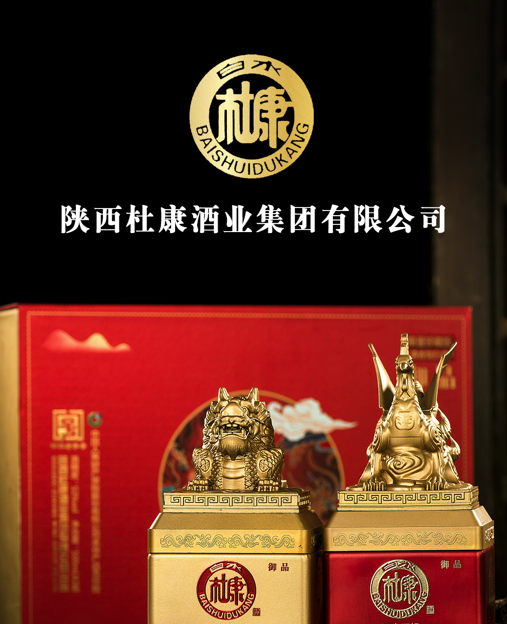 白水杜康汉唐高祖御品酒 53度清香型白酒 500ml*2 礼盒装_历史最低