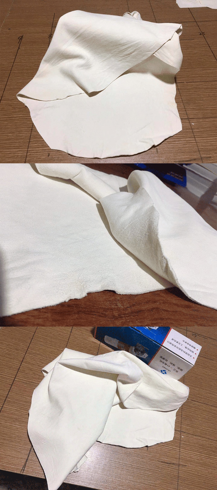 鹿皮巾抹布麂皮鸡皮布吸水加厚擦车巾洗车专用不毛擦玻璃布毛巾