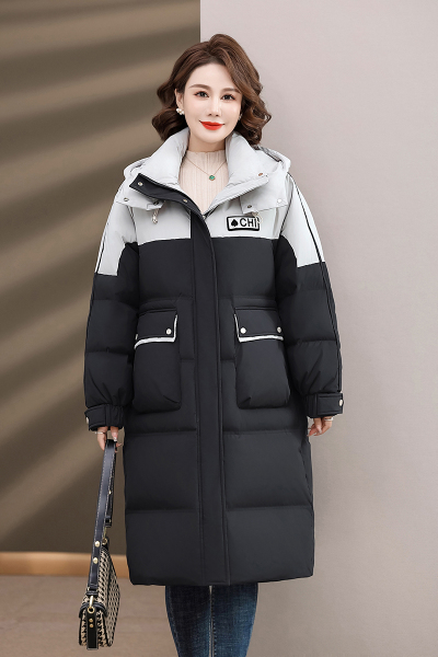 东北抗寒零下40度过膝长款羽绒服女加厚冬季旅游极寒保暖白鸭绒外套女士羽绒服哈尔滨旅游装备零下防寒服东北鹅绒羽绒服正品