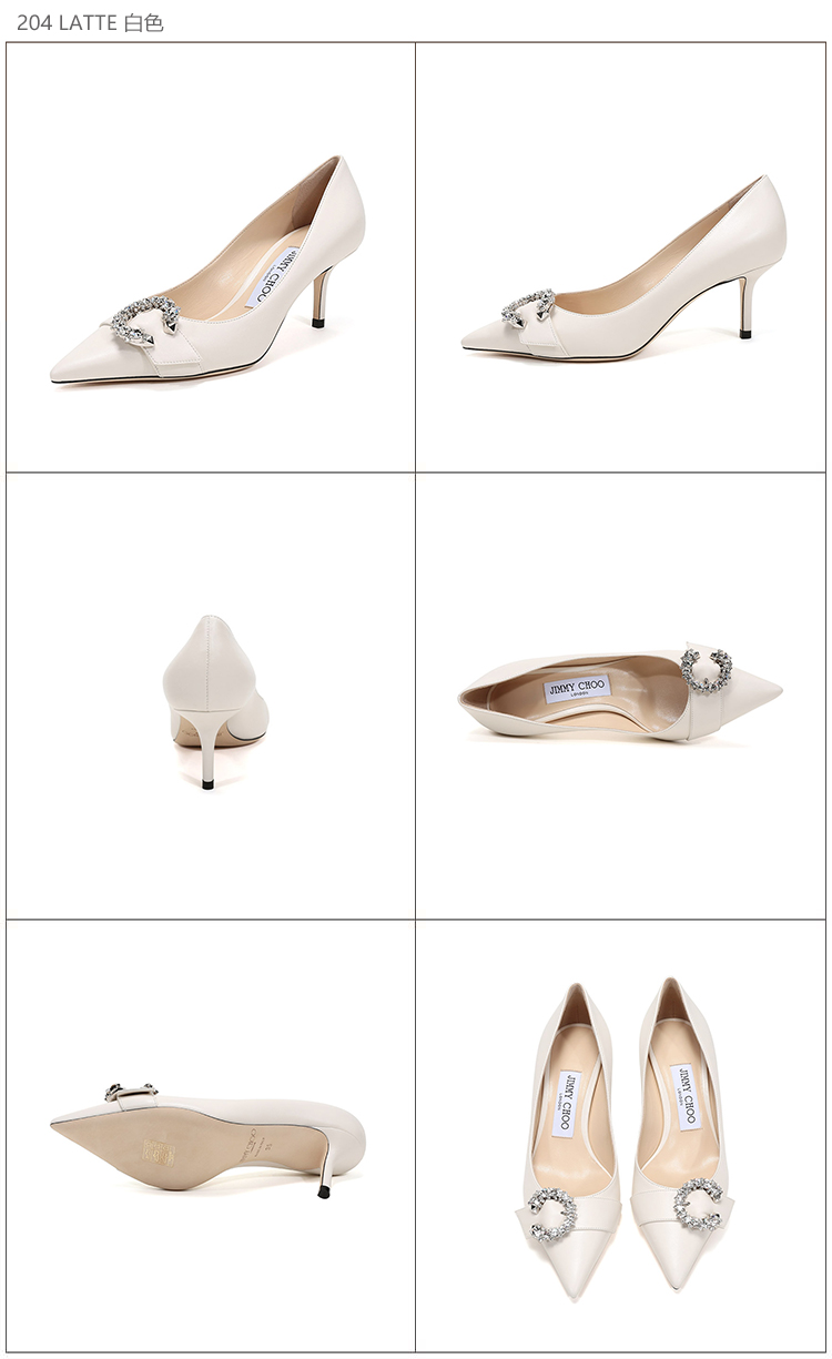 周仰杰(Jimmy Choo)女士尖头单鞋SARESA 65 NAP 204 JIMMY CHOO 周仰杰 周仰杰(Jimmy Choo)女士尖头单鞋SARESA 65 NAP 204 JIMMY CHOO 周仰杰