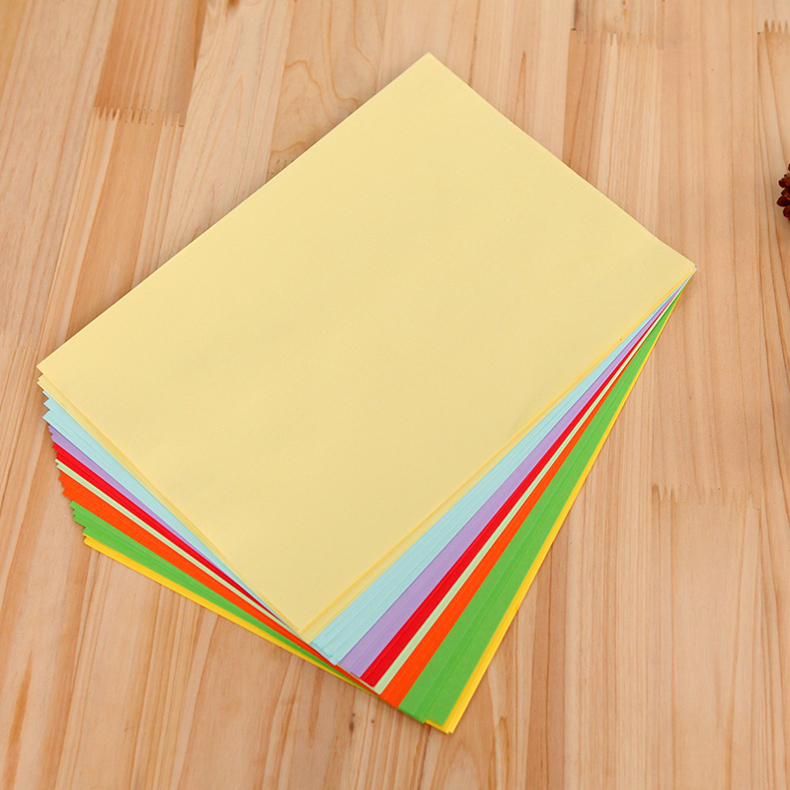 超级新品 玛丽彩色纸 a4复印纸小学生用长方形叠纸手工纸儿童折纸