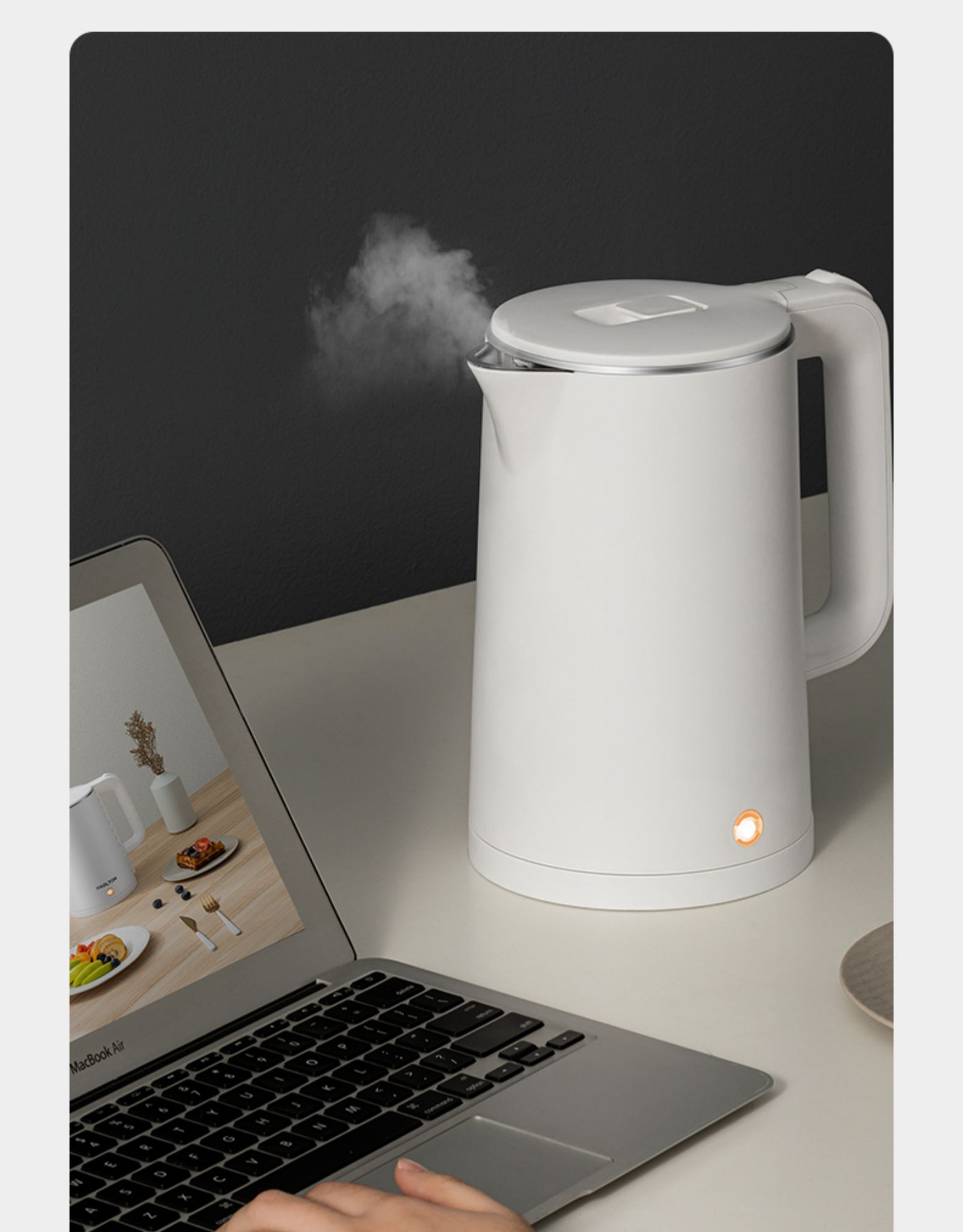 电热水壶家用烧水纳丽雅自动宿舍迷小型全保温一体茶快壶1人2煲煮器