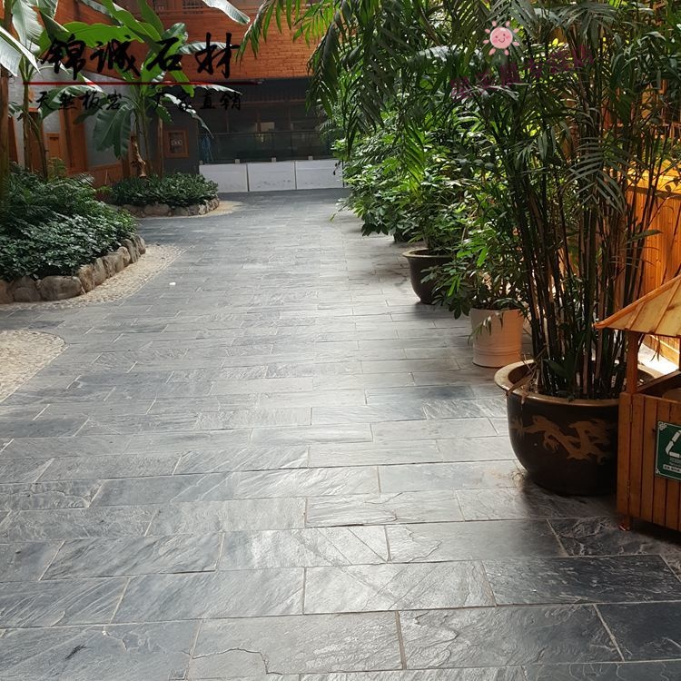 佐瑞青石板地砖别墅庭院防滑仿古文化石户外花园院子铺路石材耐磨其它