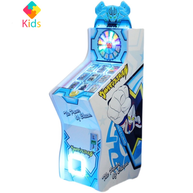 真智力动漫周边018 奥特曼退卡片机套牛游戏机扭卡机自动售卖退棒棒糖