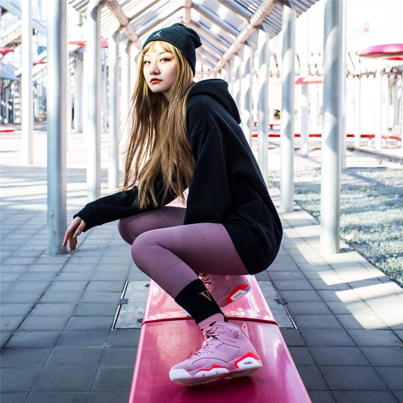nike耐克2019春新款aj6女款airjordangs篮球鞋