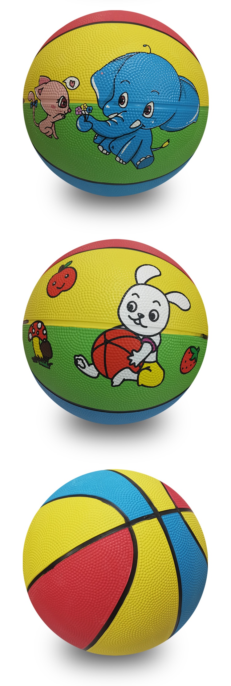 皮球儿童幼儿园小学生专用拍拍球三岁男孩玩具球一二婴儿弹力蓝球