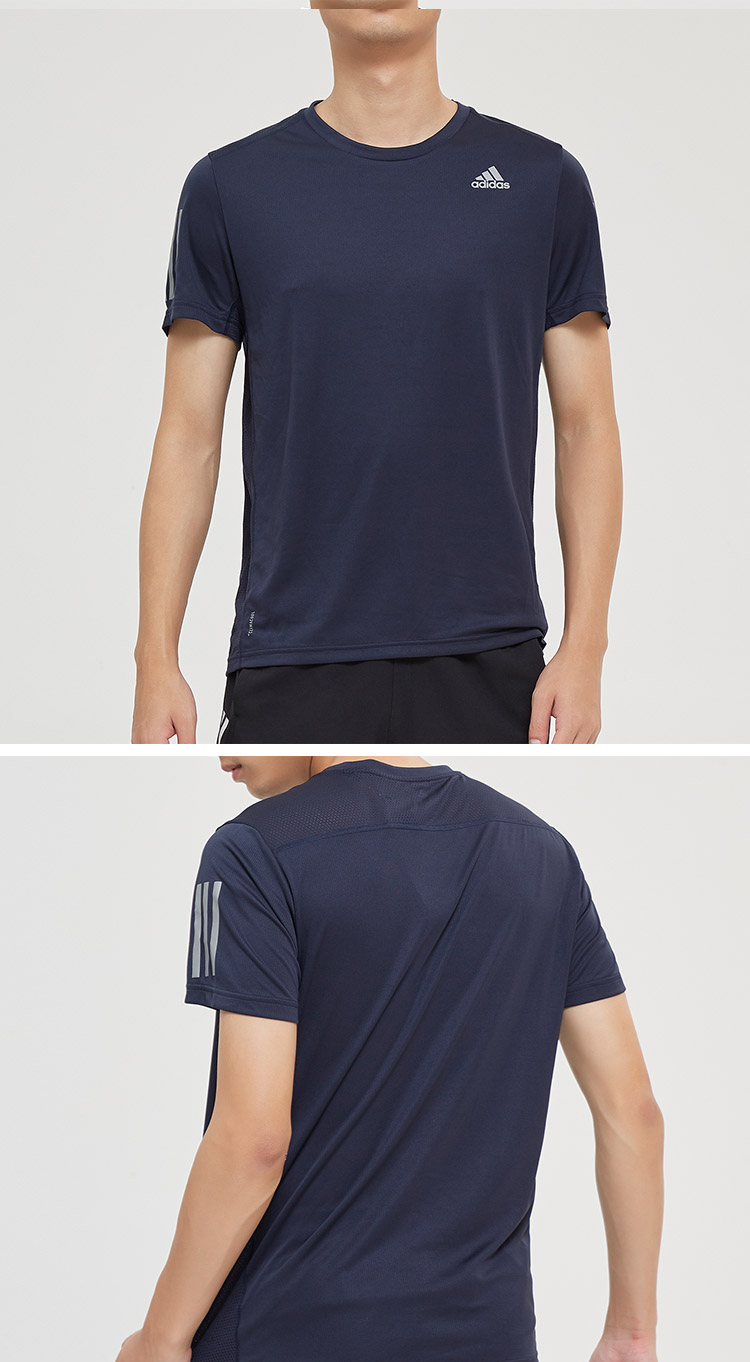 阿迪达斯男服短袖t恤2019新款跑步climacool透气服装dz9003