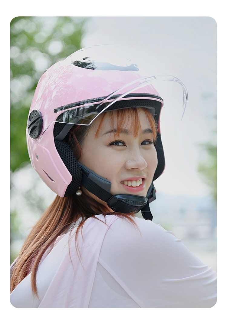 雅迪电动车头盔男女通用601型四季通用均码夏季防晒头盔