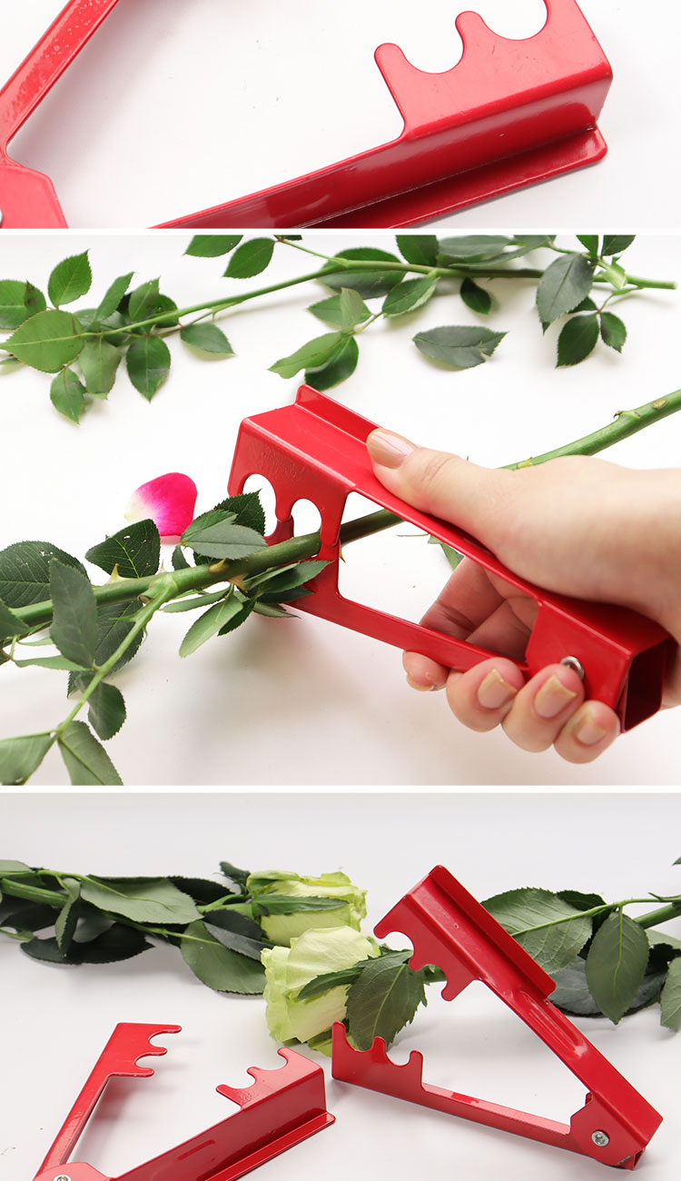 番易 玫瑰花打刺钳去刺器夹子除刺工具花艺鲜花店植物月季花去刺宝