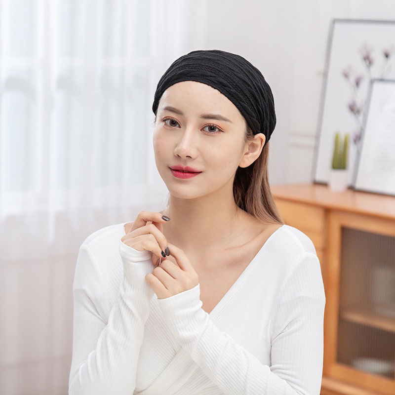 遮白发发带女宽边头箍韩国时尚森女系洗脸压发头巾头套发箍头饰女针织