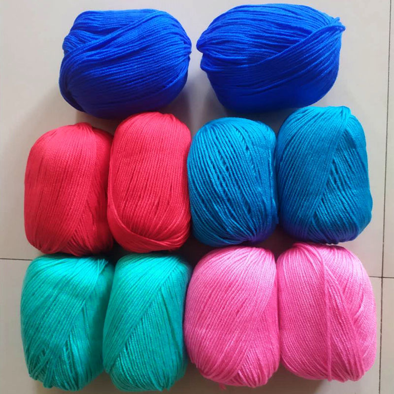 宝宝线特价处理手工编织坐垫钩鞋玩偶线混纺腈纶中粗diy毛线批发宝宝