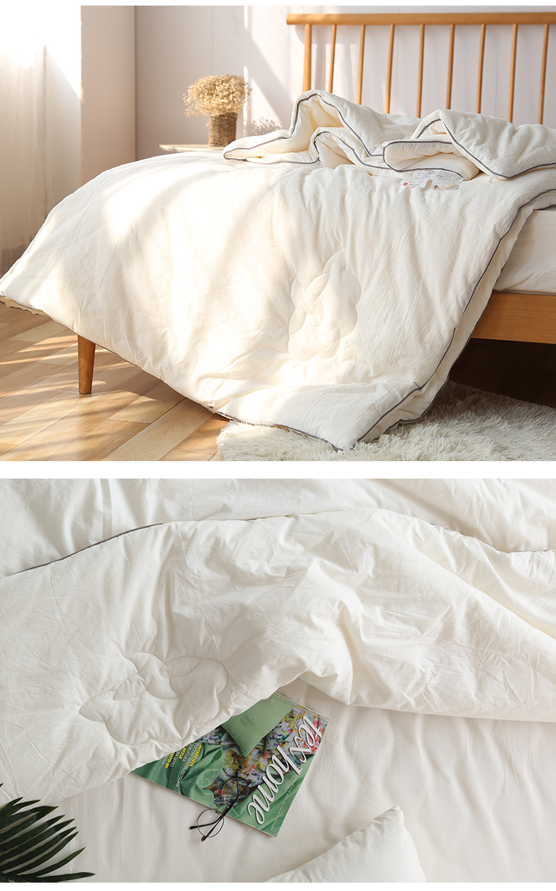 婴幼儿级水洗棉20大豆纤维冬被冬季加厚保暖被子棉被芯单人学生宿舍四
