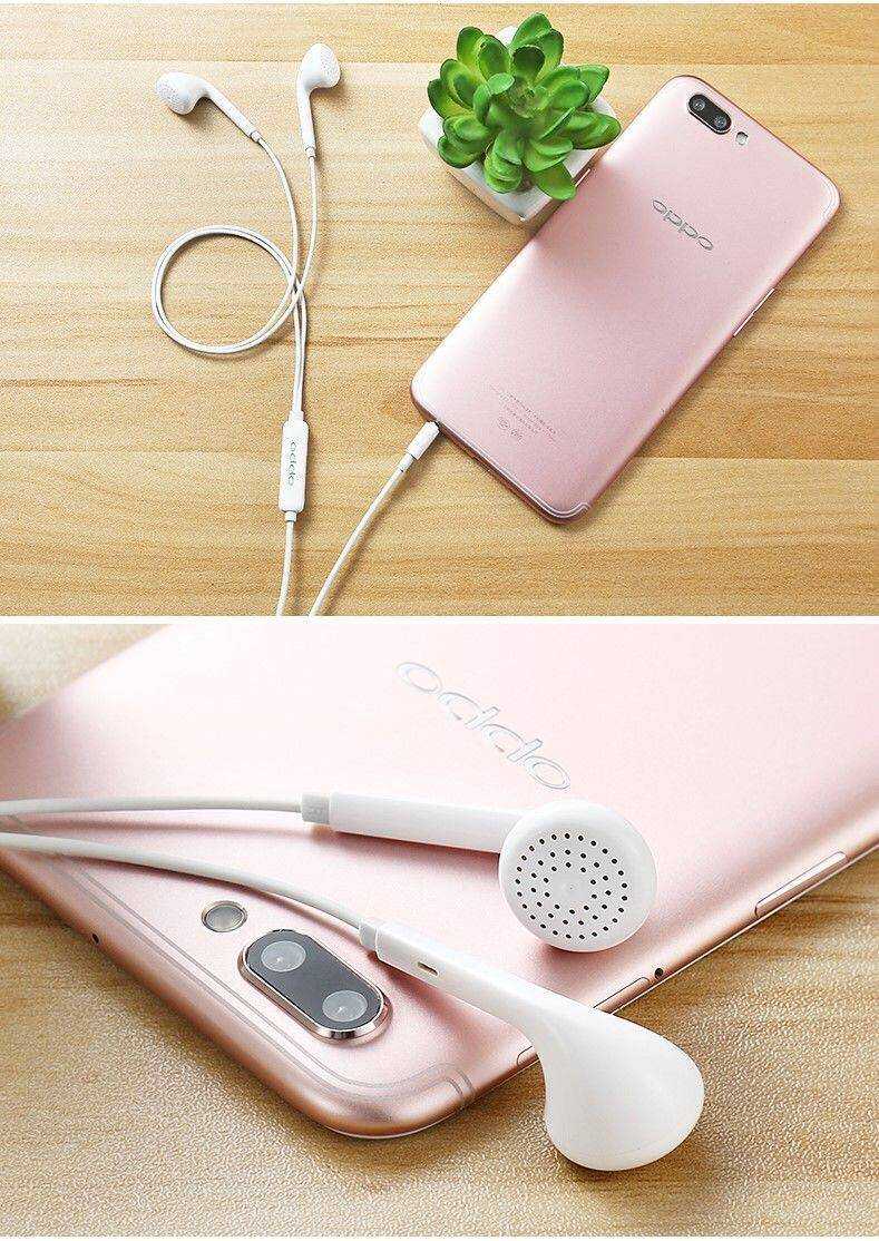 耳机低重音耳机适用oppomh133手机原装正品入耳式 白色() 官方标配