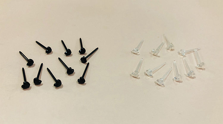 塑料耳棒火柴头耳钉耳堵透明耳棍无菌棒圆头耳针学生