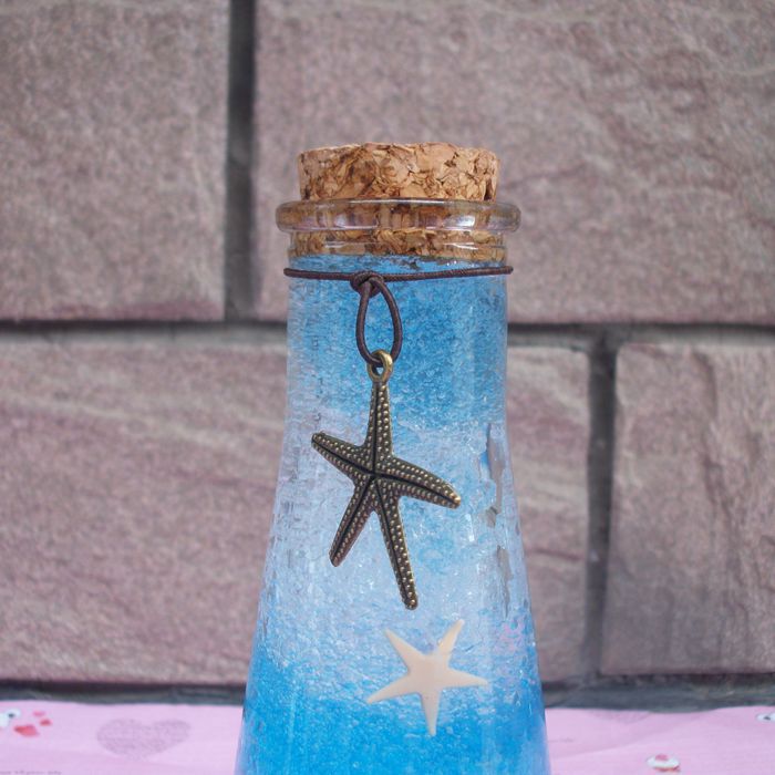 芙瑞迪创意礼品ky-yyp-8 新款098海洋宝宝diy许愿瓶摆件 带木塞生日礼