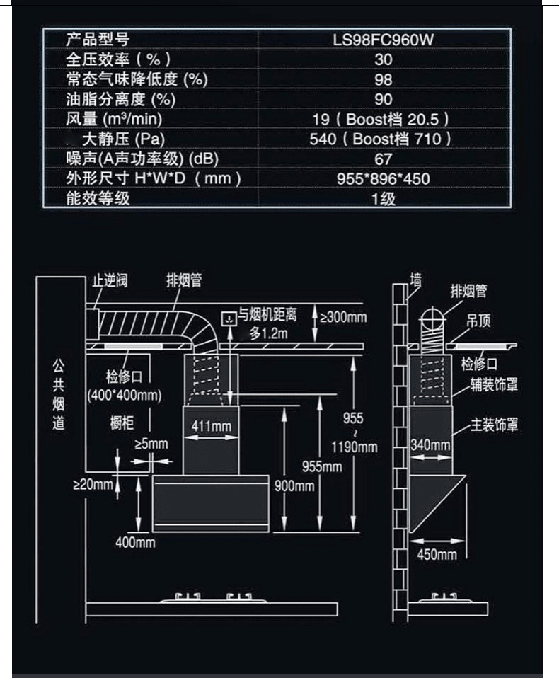 西门子油烟机安装图解图片